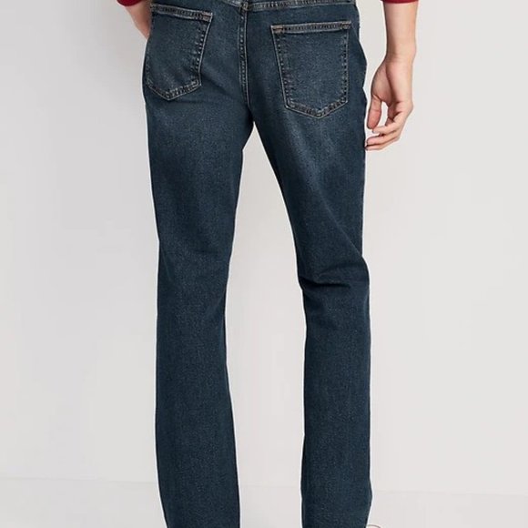 Old Navy Boot-Cut Built-In Flex Jeans for Men Dark Wash  50W x 32L NWT - Picture 3 of 3